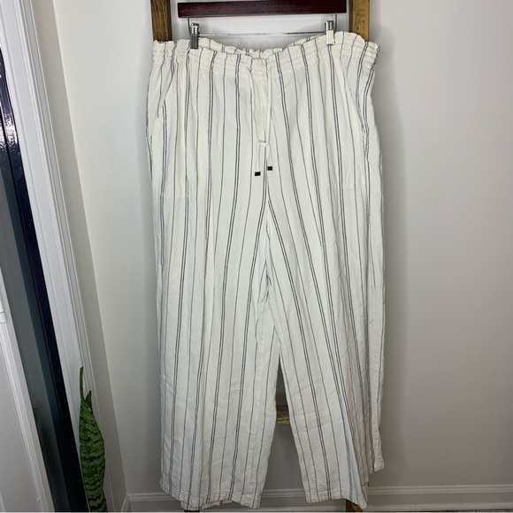 Time and Tru Striped Wide Leg Pants - Picture 2 of 8